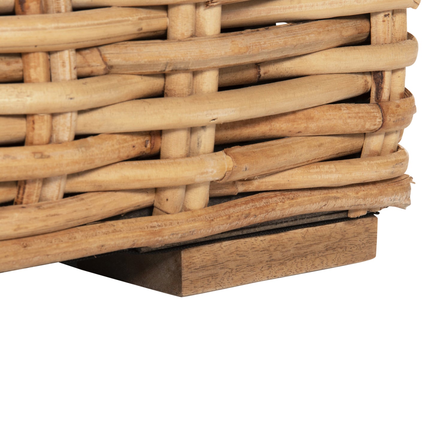 OUTDOOR LOUNGER TROPEL HM9810 MANGO WOOD-RATTAN NATURAL-WHITE CUSHIONS 110x88x70-85Hcm.