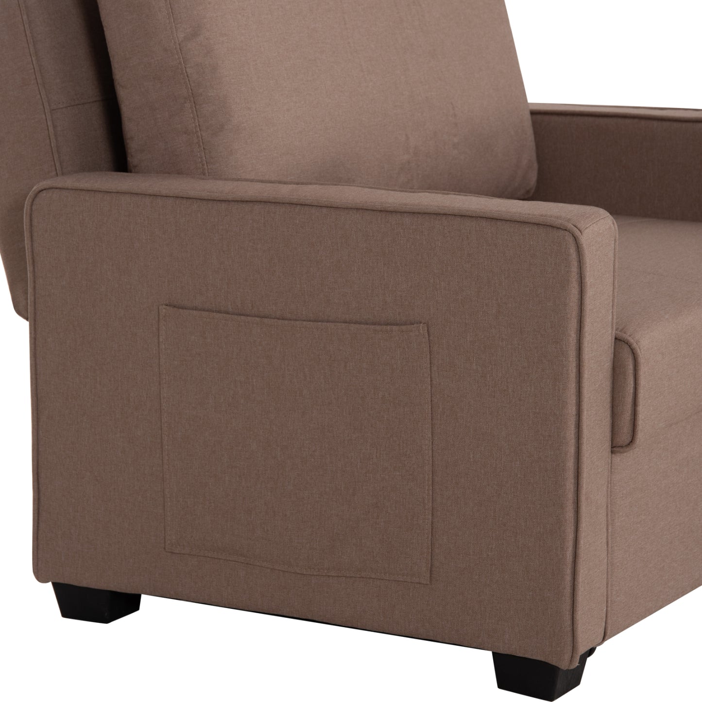 ARMCHAIR-BED KANNA HM3083.02 BEIGE FABRIC 113x92x87Hcm