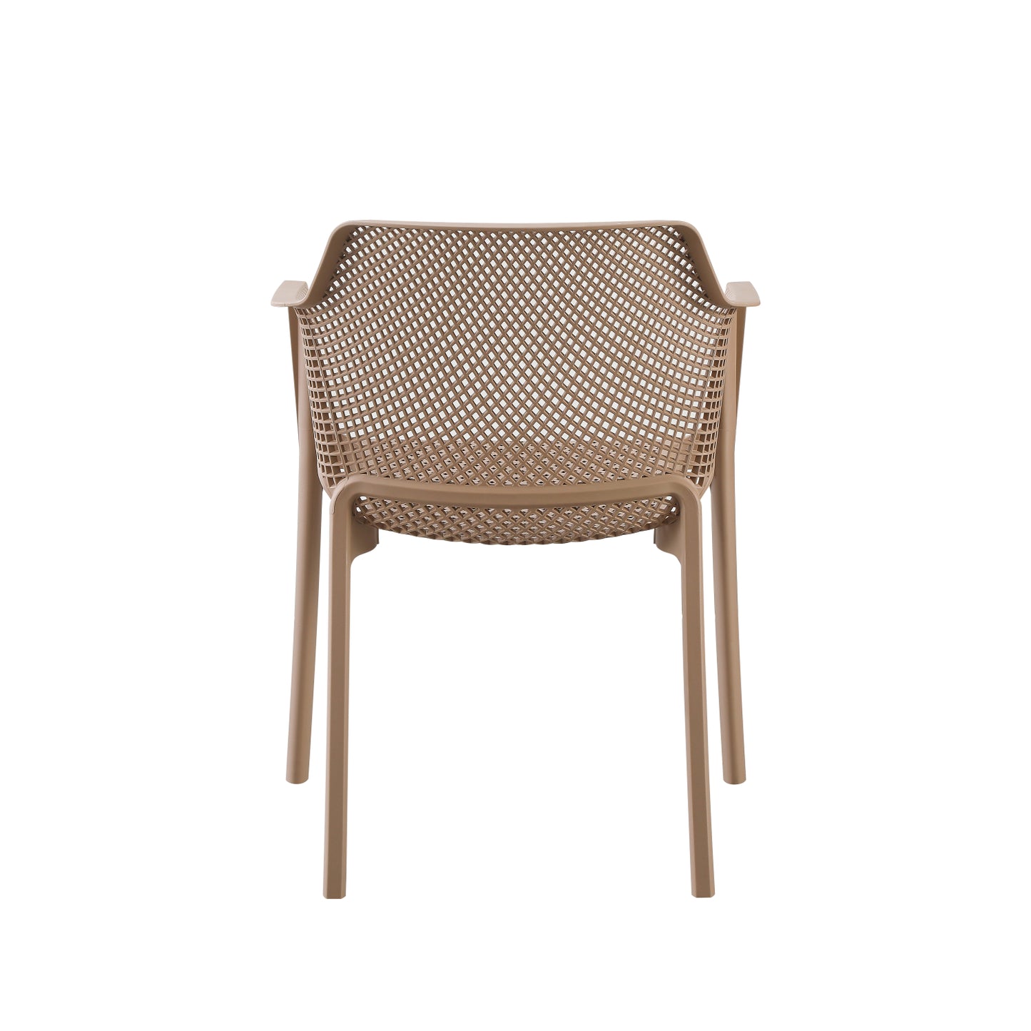 ARMCHAIR POLYPROPYLENE JOHN HM6103.04 CAPPUCCINO 59x58x79.5Hcm.