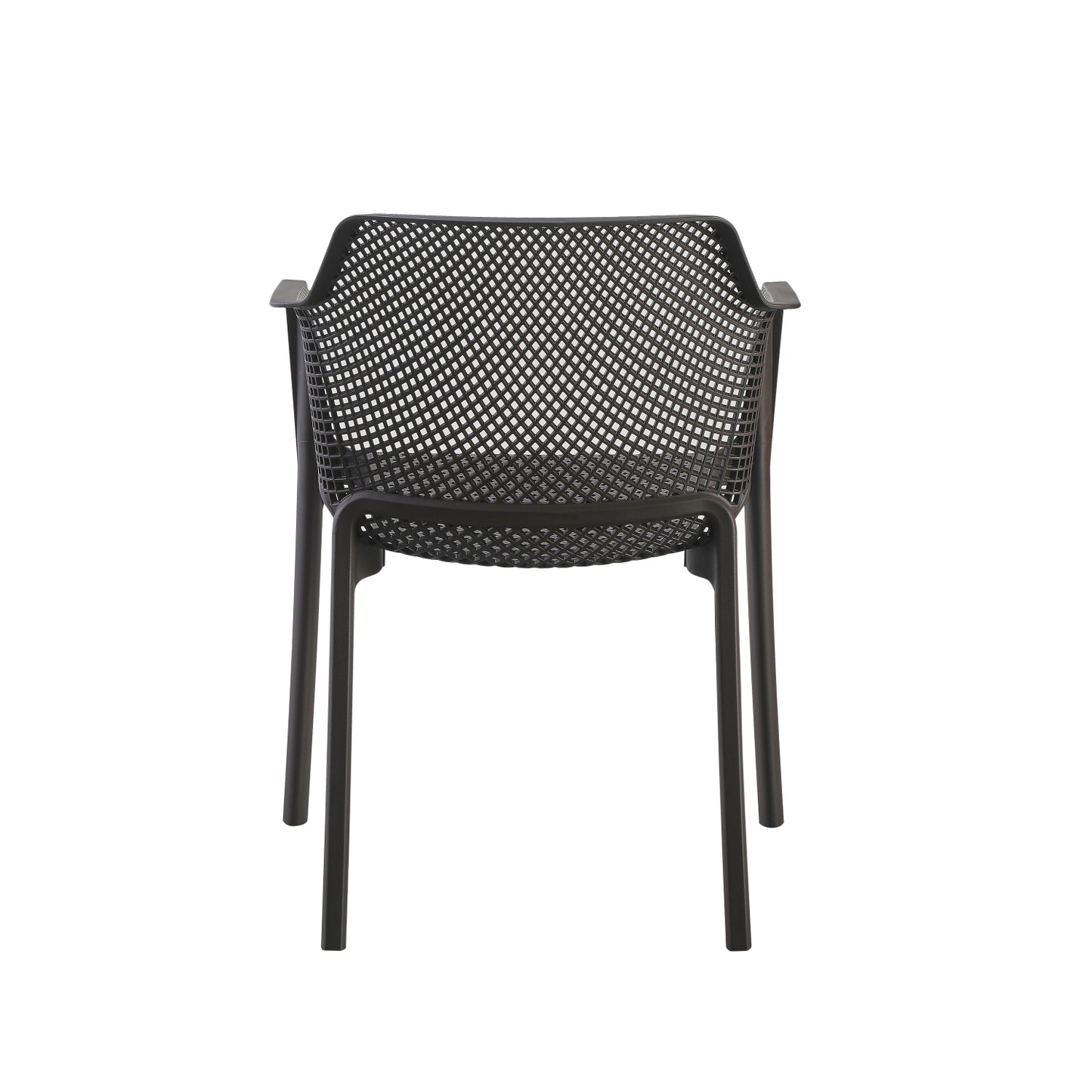 ARMCHAIR POLYPROPYLENE JOHN HM6103.09 BROWN 59x58x79.5Hcm.