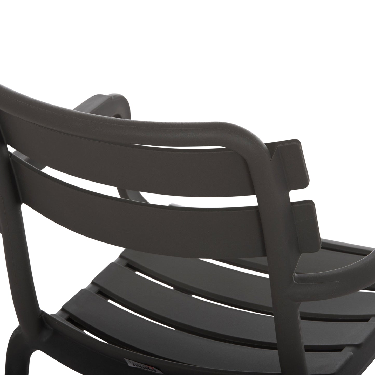 POLYPROPYLENE ARMCHAIR PHILLY HM6123.04 OLIVE GREEN 58.5x49x83.5Hcm.