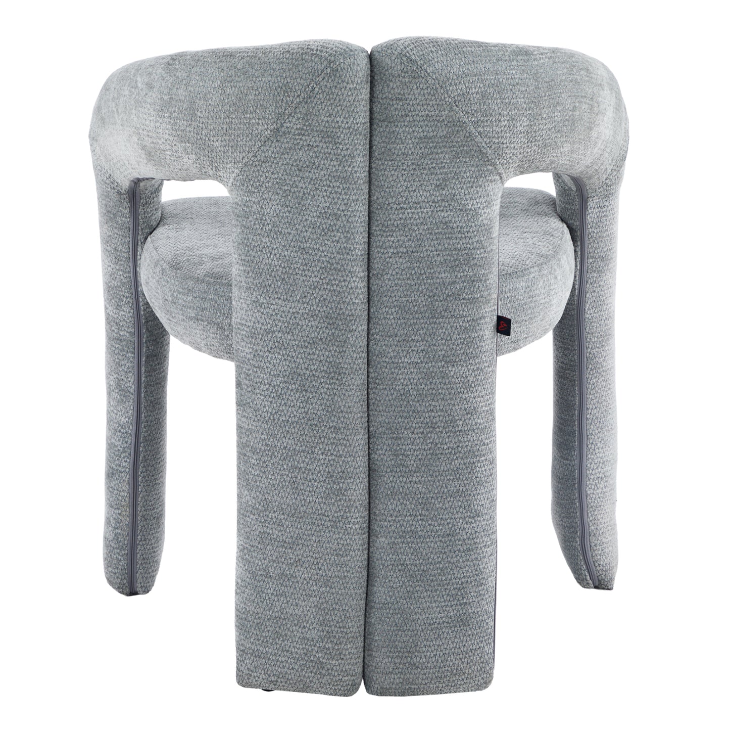 DINING CHAIR NEZA HM18362.01 LIGHT GREY LINEN FABRIC 64x50x76.5Hcm.
