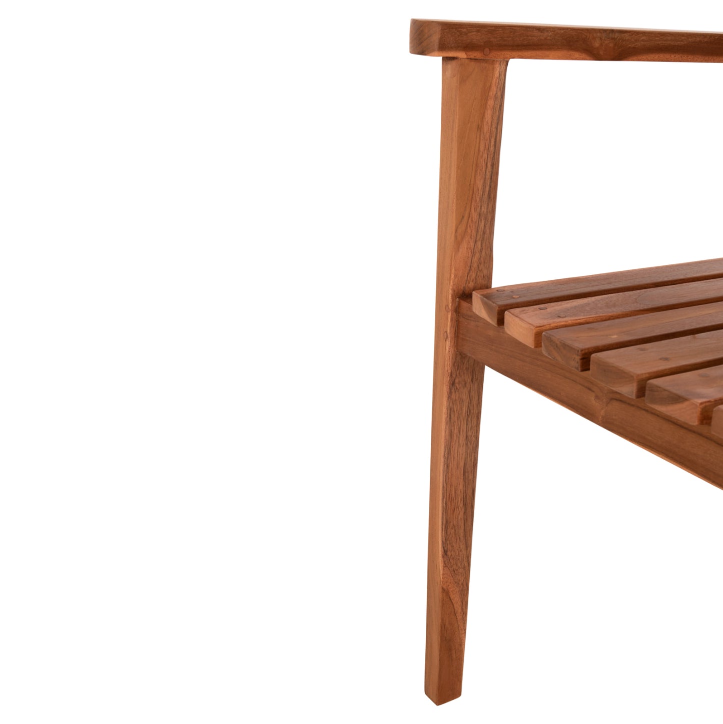 DINING ARMCHAIR HENDER HM6329 TEAK WOOD IN NATURAL COLOR 61x59x89Hcm.