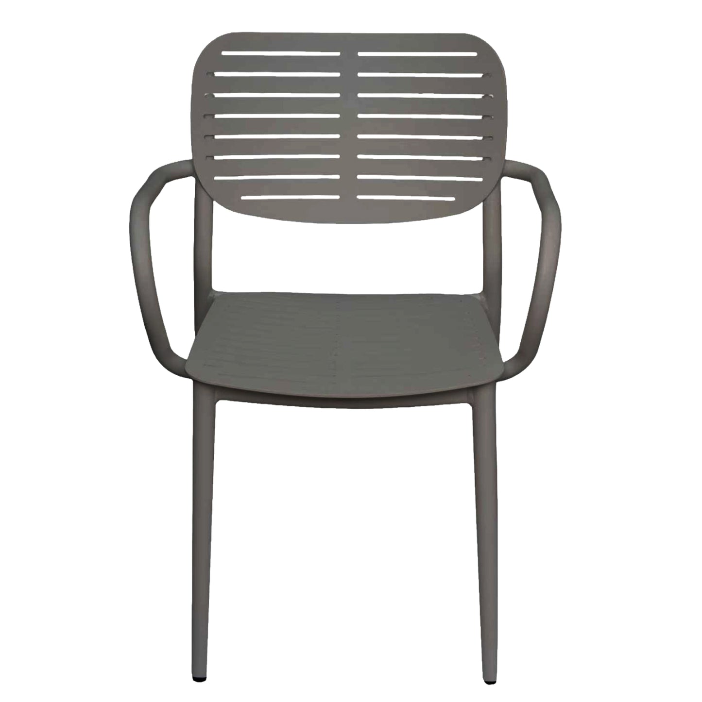 DINING CHAIR HILLIARD HM6644.01 ALUMINUM IN GREY COLOR 56x58x80Hcm.