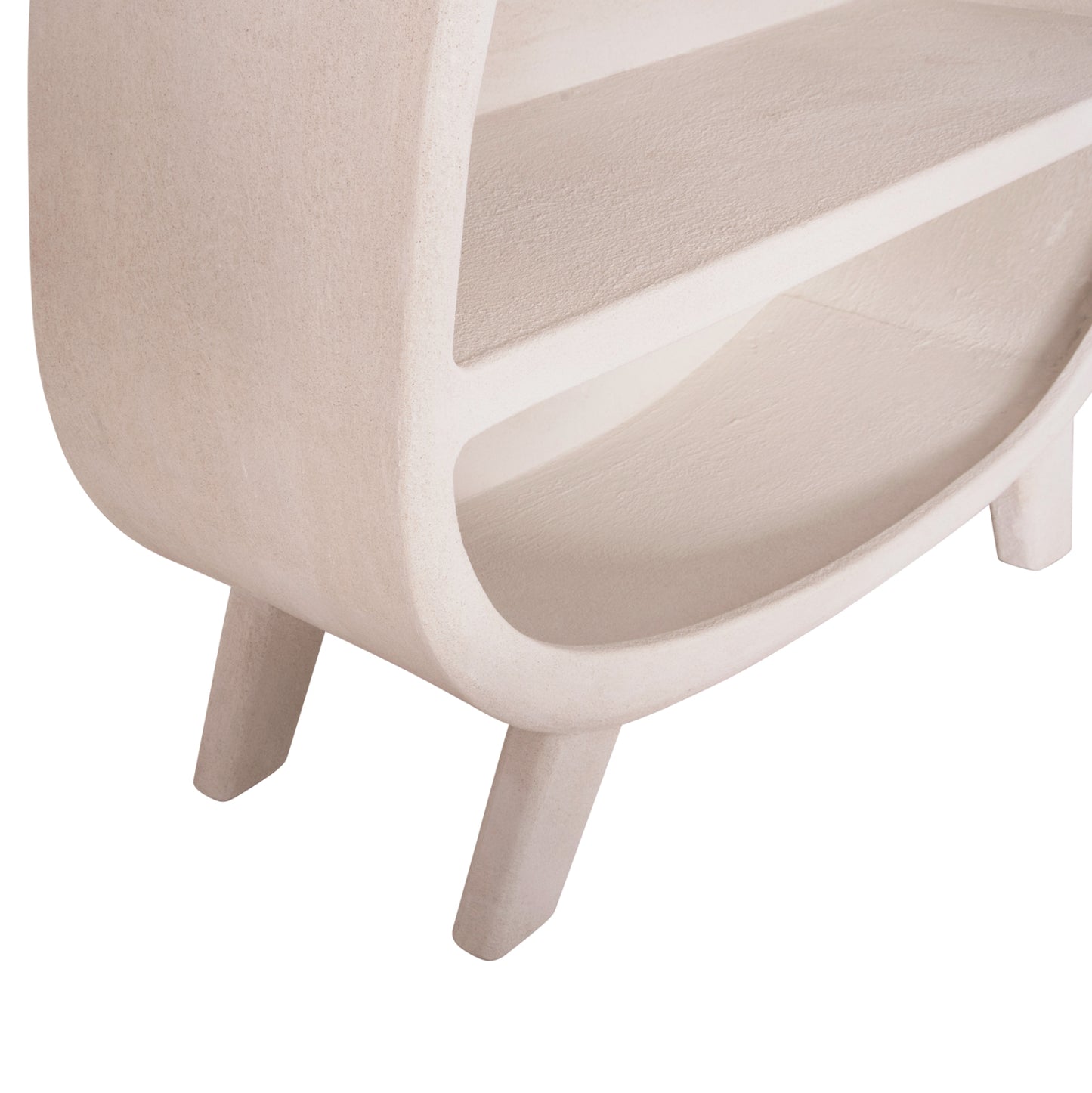 SHELVES RACK SERIES SANTORINI HM18060.01 MDF IN OFF-WHITE 120x38x133Hcm.