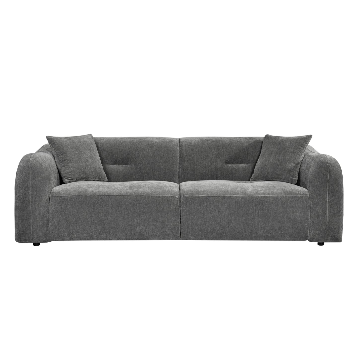 SOFA SET 2PCS JUNOA HM10819.01 GREY FABRIC