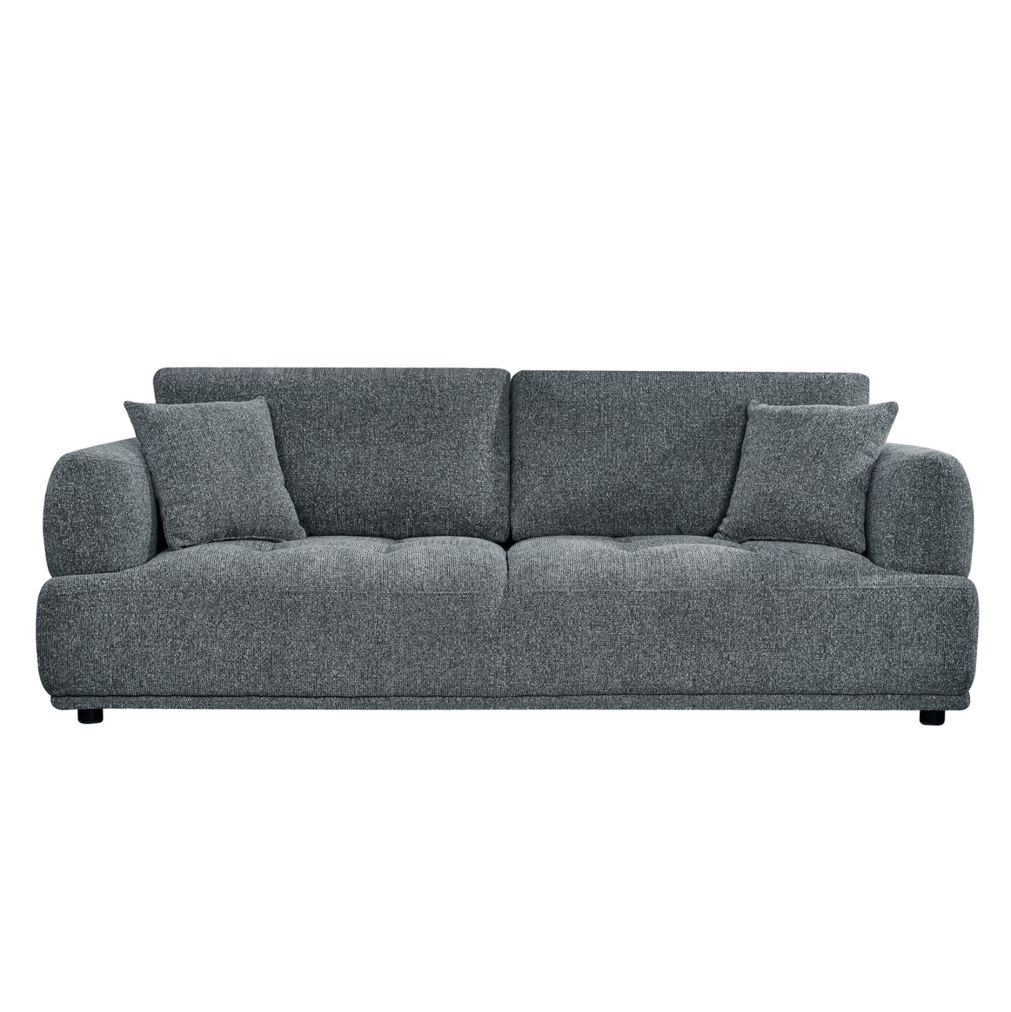 SOFA SET 2-SEATER & 3-SEATER STRUCTO ΗΜ10817.01 GREY FABRIC