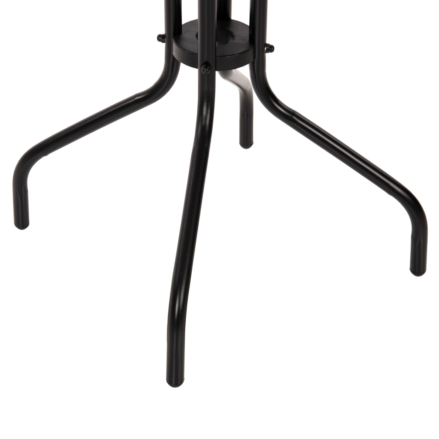 OUTDOOR 3PCS DINING SET LIMA HM10881.03 METAL & TEXTILENE IN BLACK (ROUND)