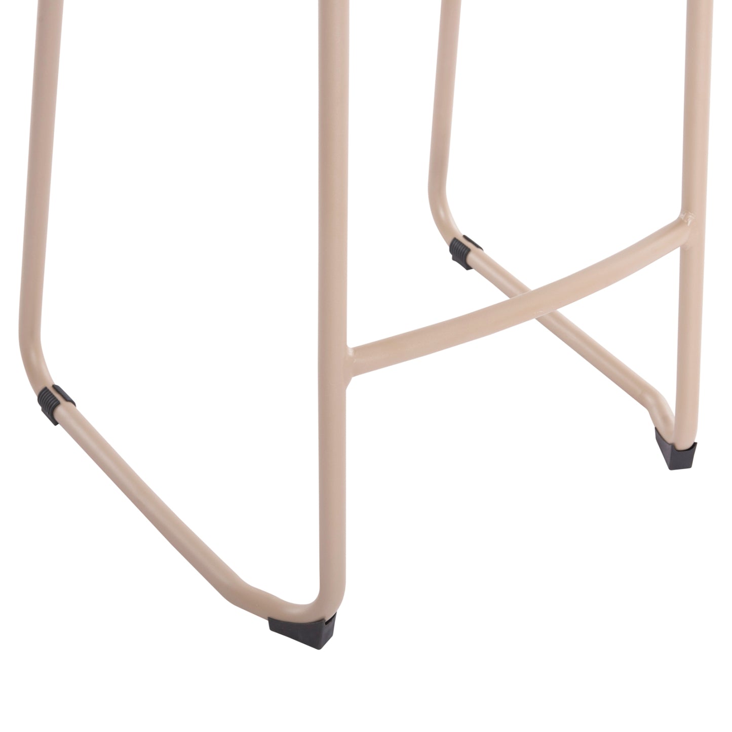 BAR STOOL ALUMINUM RACHEL HM6341.04 CHAMPAGNE COLOR 59.5x55x101Hcm.