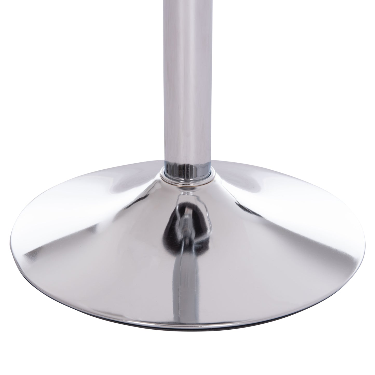 BAR STOOL ROSE HM204.41 CHROMED BASE & SUSPENSION & GREY VELVET 48x45x105Hcm.