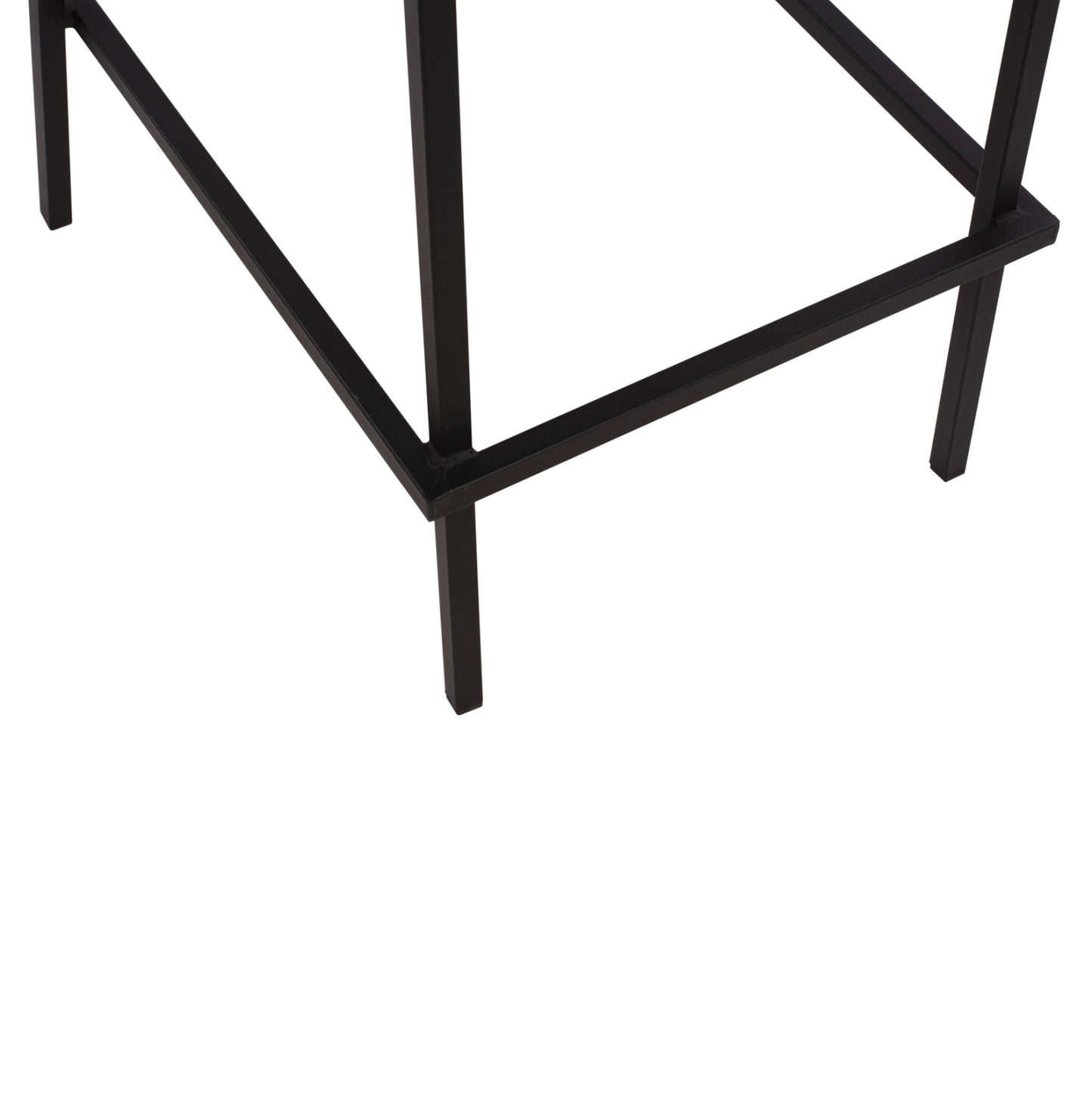 Stool bar Olympias Metallic HM5528.01 Black color 47x58x111cm