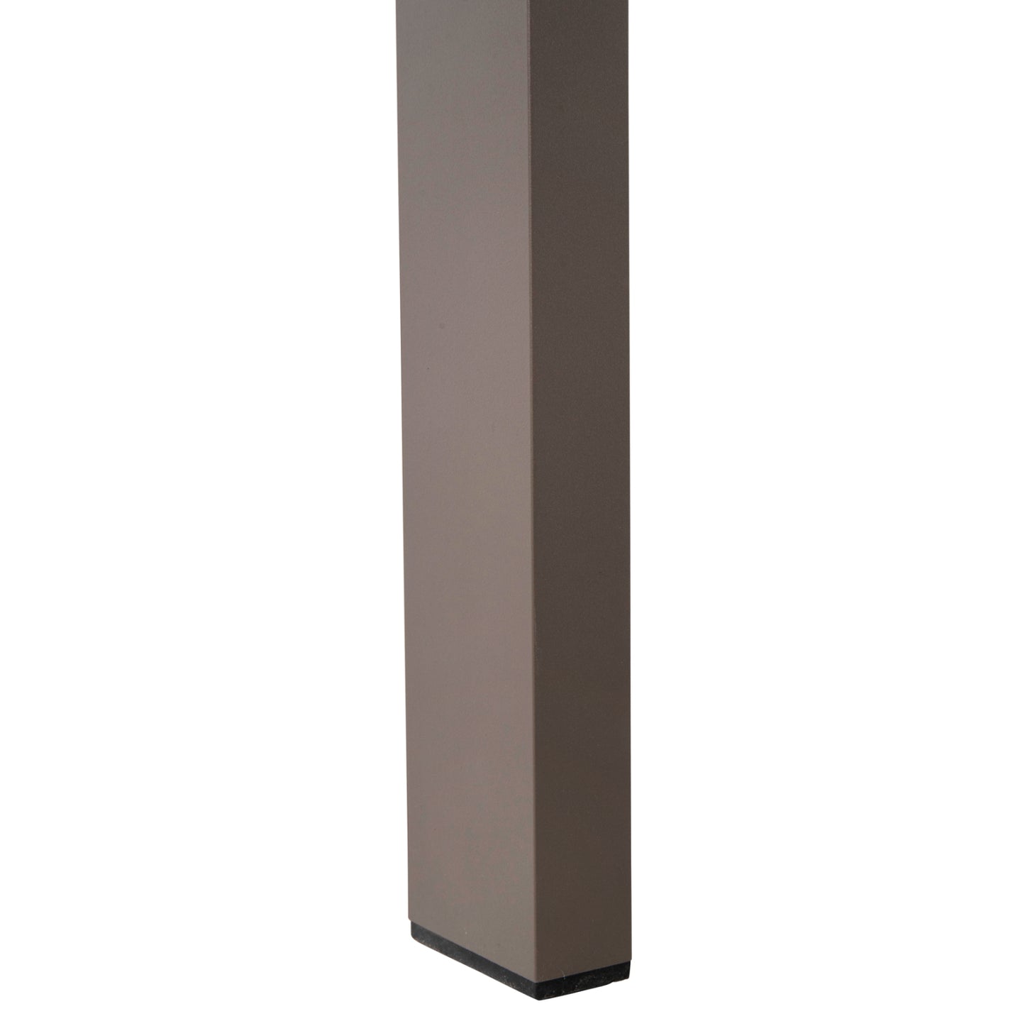 OUTDOOR DINING TABLE GOYA HM6059.04 ALUMINUM IN CHAMPAGNE & POLYWOOD TABLETOP 160X80Χ75Hcm.