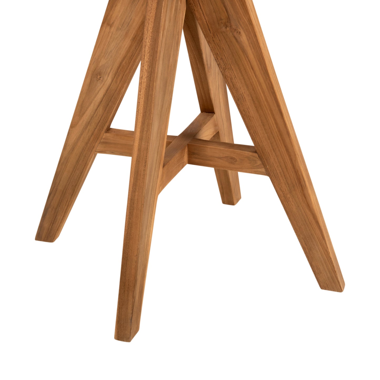 OUTDOOR ROUND TABLE LEO HM9623 TEAK WOOD 80x80x75Hcm.