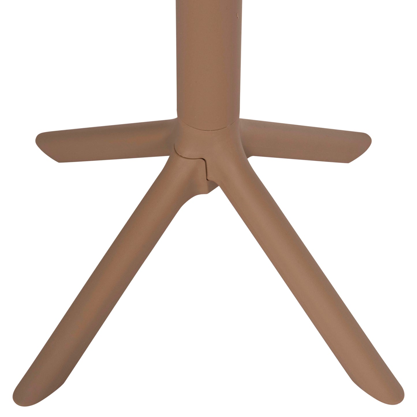 SQUARE POLYPROPYLENE TABLE TERRIN HM6125.14 CAPPUCCINO 60x60x75Hcm.