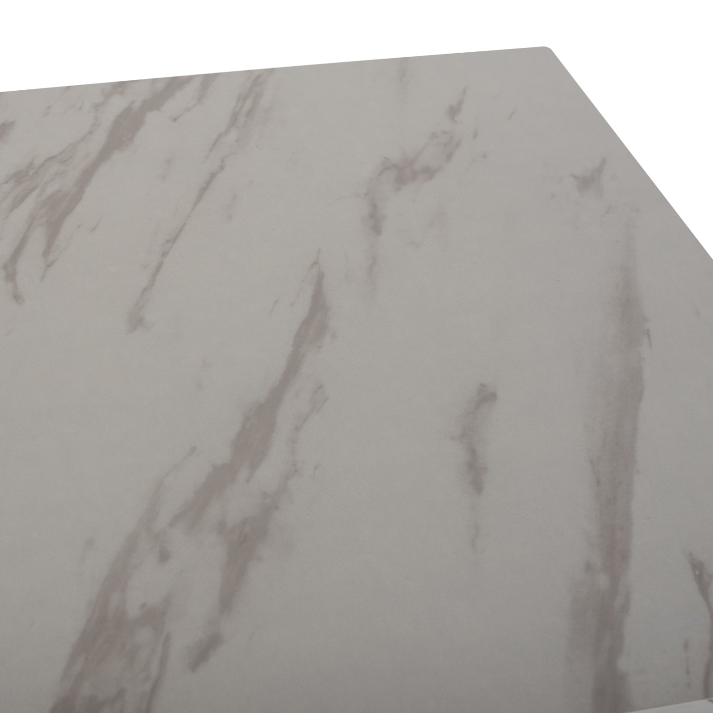 COFFEE TABLE SAFFRON HM8975.12 MELAMINE WHITE MARBLE LOOK 95x55x43Hcm.