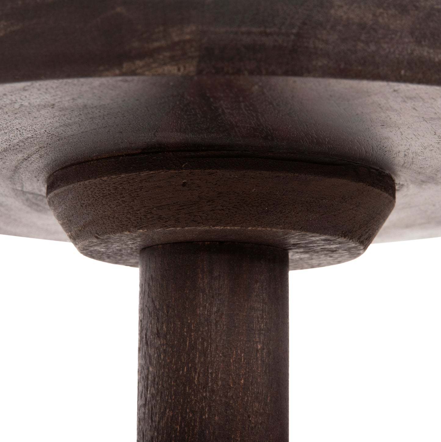 COFFEE TABLE ROUND CRABB HM9701 SOLID MANGO WOOD Φ40x49.5Hcm.