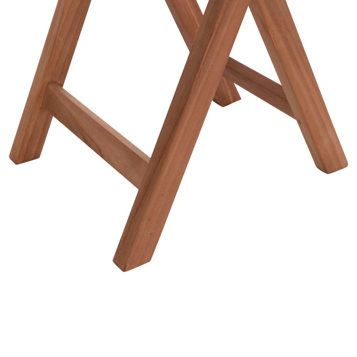 FOLDABLE ROUND TABLE HEIDEL HM18120 TEAK WOOD--NATURAL COLOR Φ60x75Hcm.