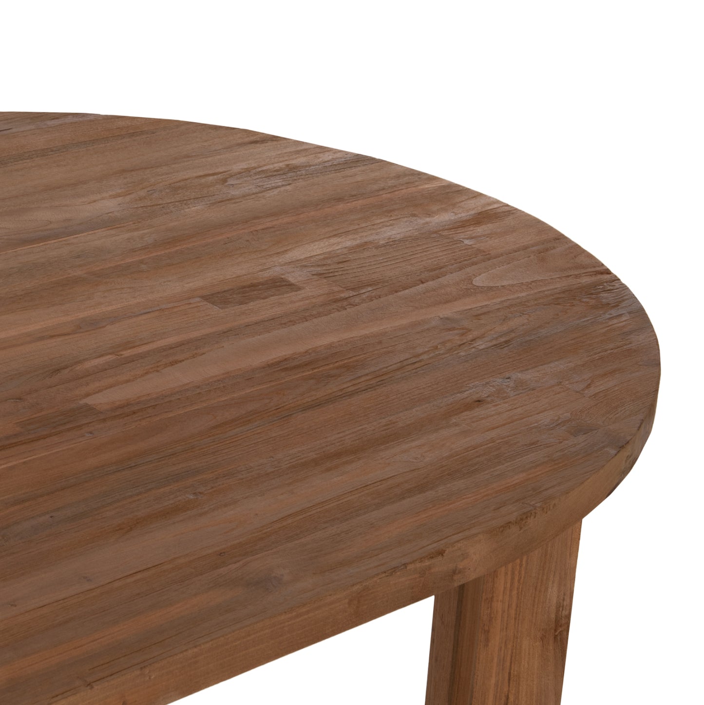 DINING TABLE KUTAI HM9639 RECYCLED TEAK WOOD IN NATURAL COLOR 220x100x75Hcm.
