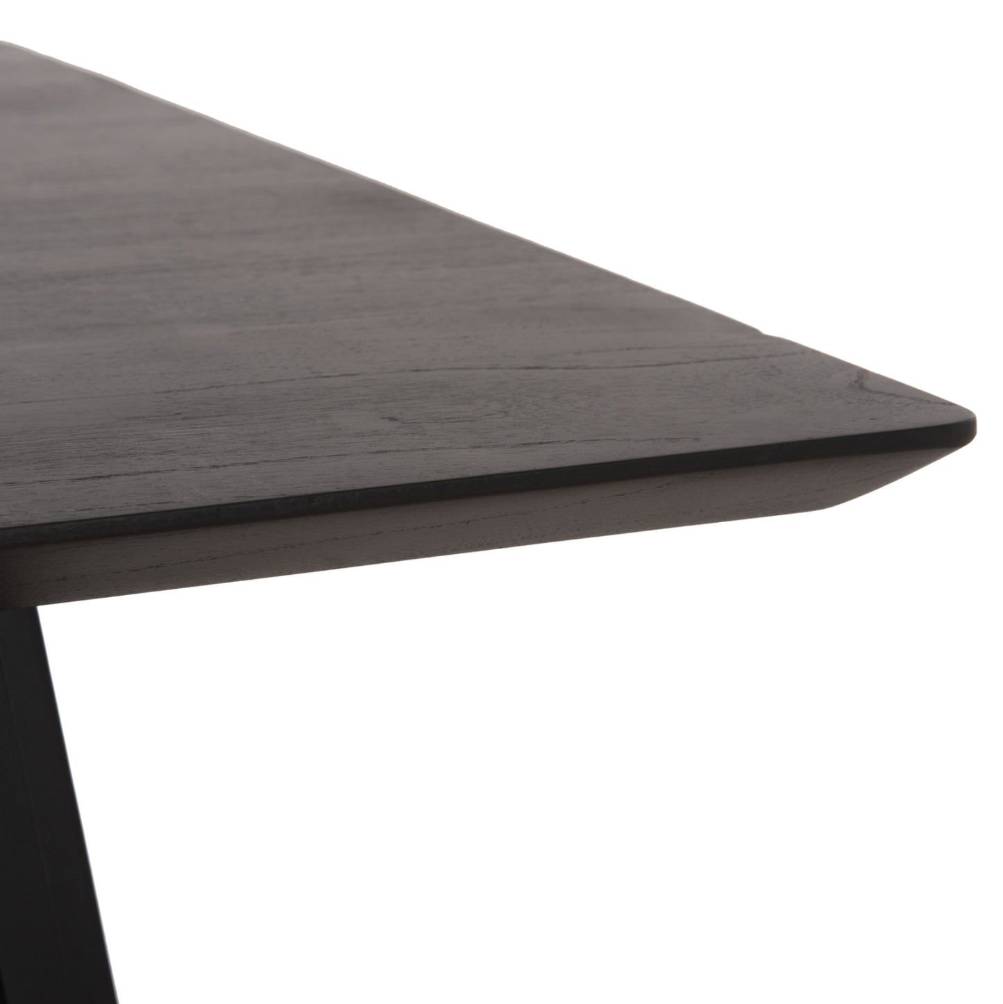 DINING TABLE SQUARE FRANTZ HM9458.02 MINDI WOOD IN BLACK 80x80x78Hcm.