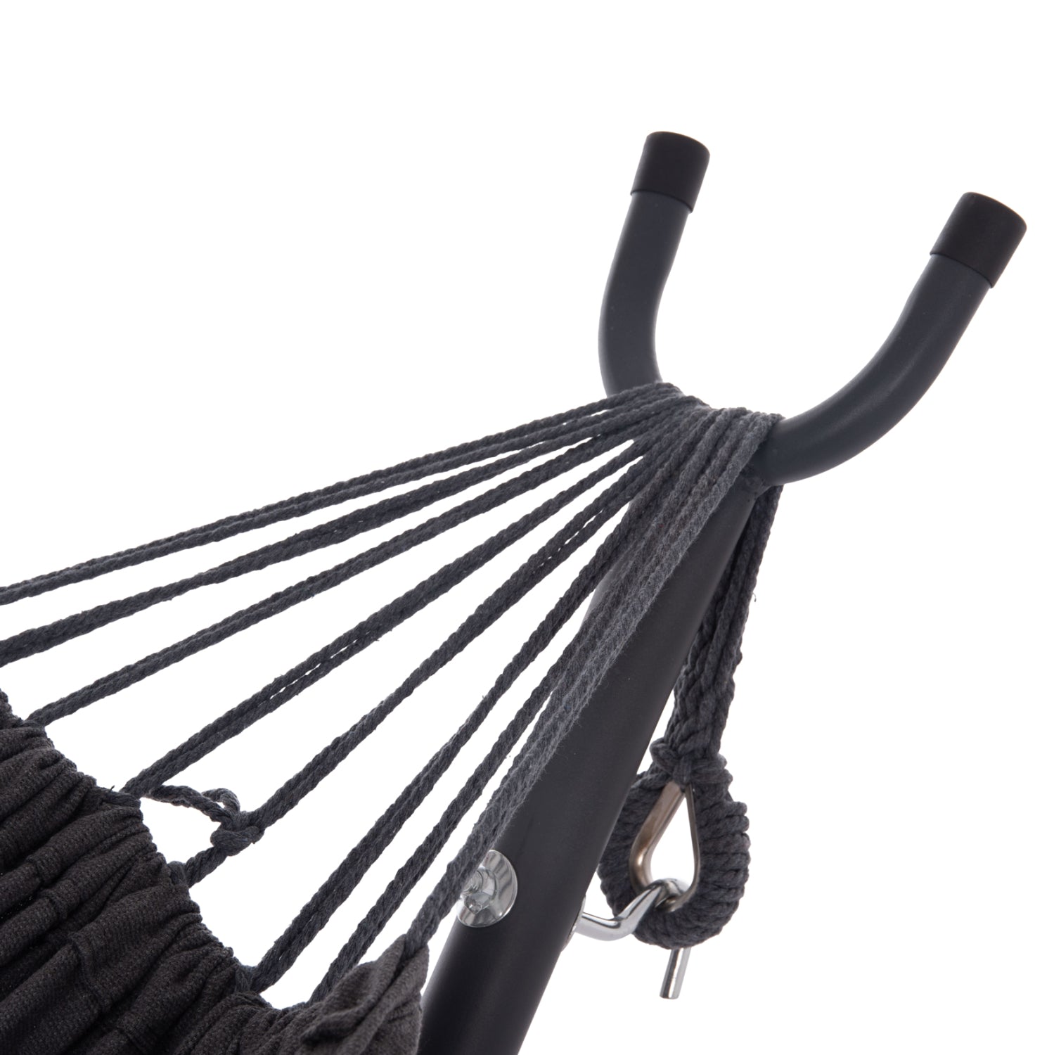 HAMMOCK CRAVE HM6304.01 ANTHRACITE METAL FRAME-DARK GREY FABRIC 265x93x105Hcm.