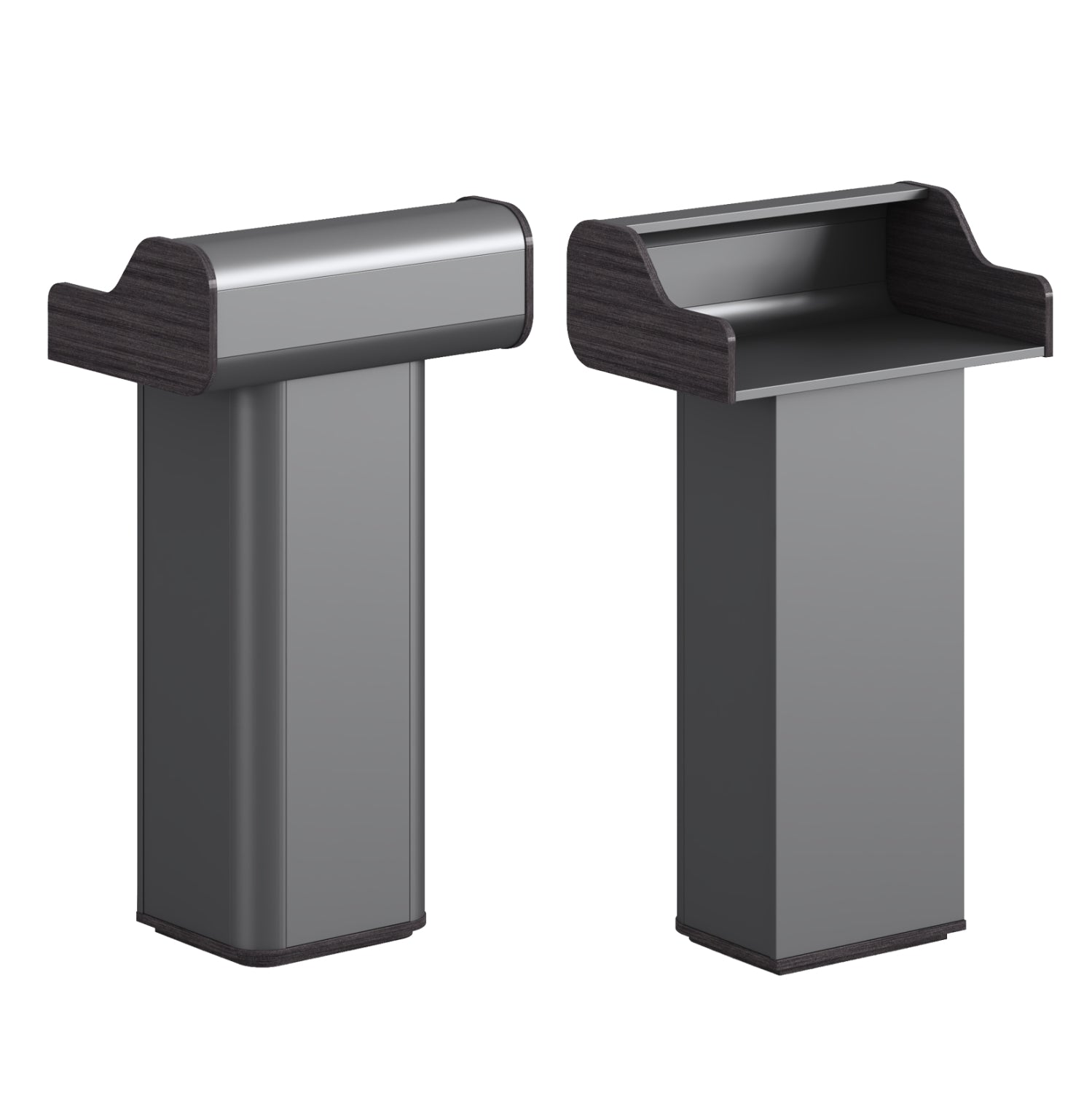 ROSTRUM (SPEAKER STAND) SPEEKER HM2151 MELAMINE IN GREY 60x40x108Hcm.