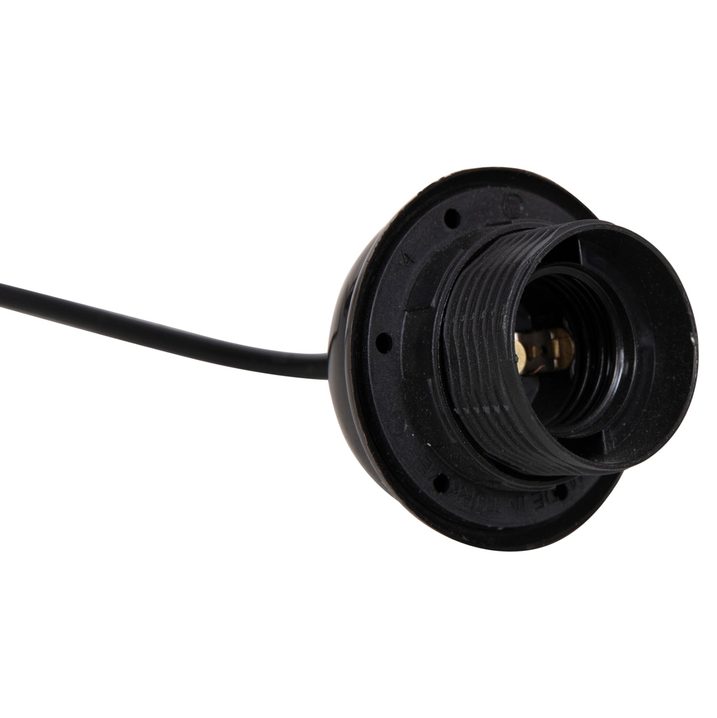 HANGING CABLE FOR PENDANT LAMPS WITH SOCKET IN BLACK HM4187