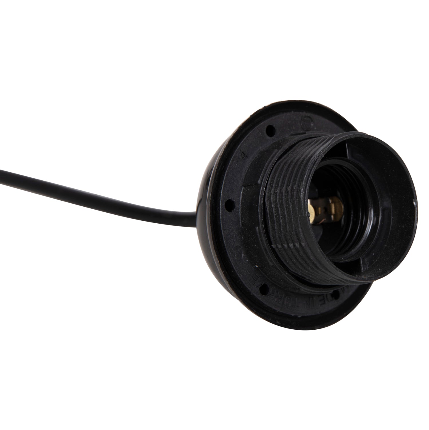 HANGING CABLE FOR PENDANT LAMPS WITH SOCKET IN BLACK HM4187
