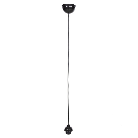 HANGING CABLE FOR PENDANT LAMPS WITH SOCKET IN BLACK HM4187
