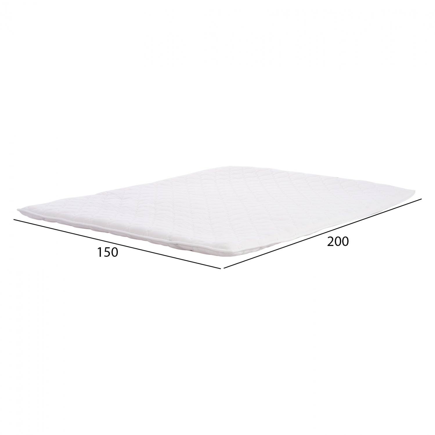 CLOUD topper, white, 150x200 cm, double size