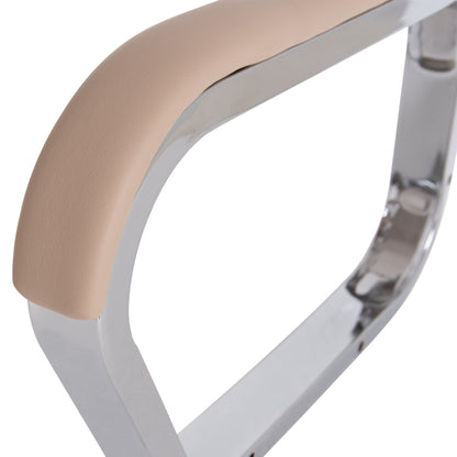 REPLACEMENT ARMS 2PCS SET FOR OFFICE CHAIR HM1093.07 CHROME-ECRU