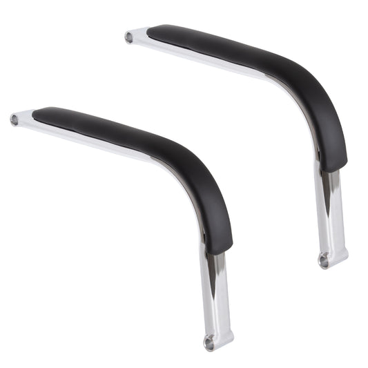 REPLACEMENT ARMS 2PCS SET FOR OFFICE CHAIR HM1106.01 CHROME-BLACK