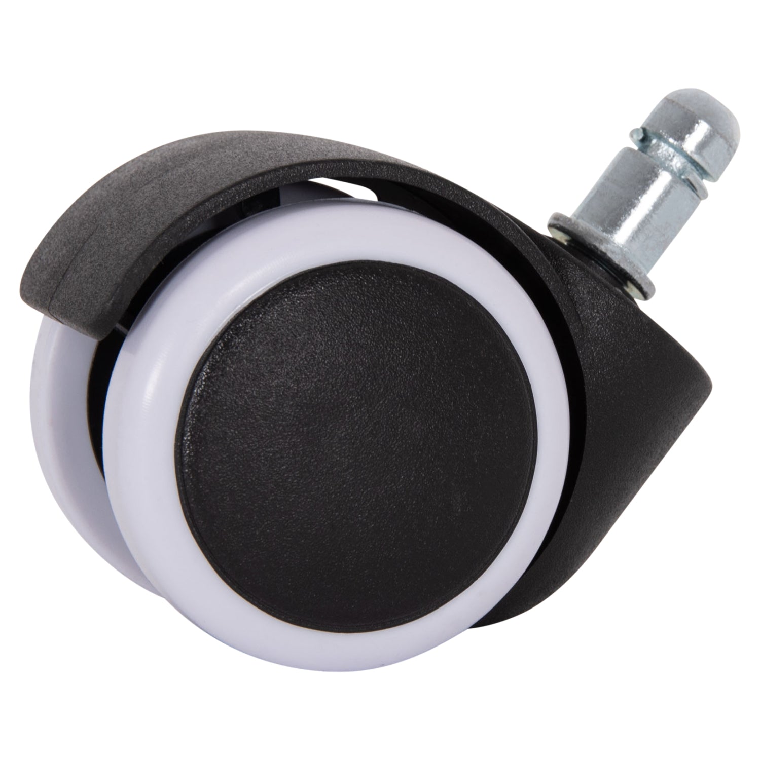 REPLACEMENT CASTOR WHEELS 5PCS SET FOR OFFICE CHAIRS HM1203--BLACK & WHITE