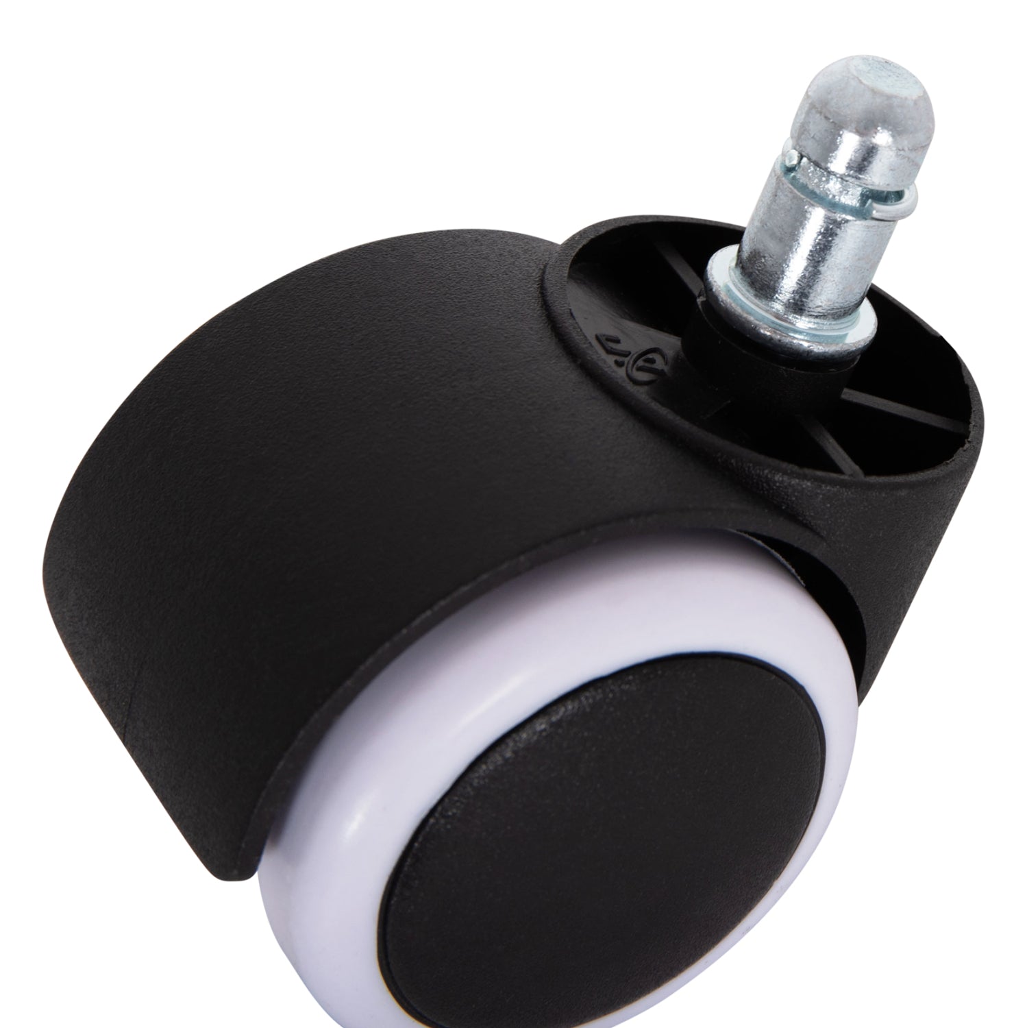 REPLACEMENT CASTOR WHEELS 5PCS SET FOR OFFICE CHAIRS HM1203--BLACK & WHITE