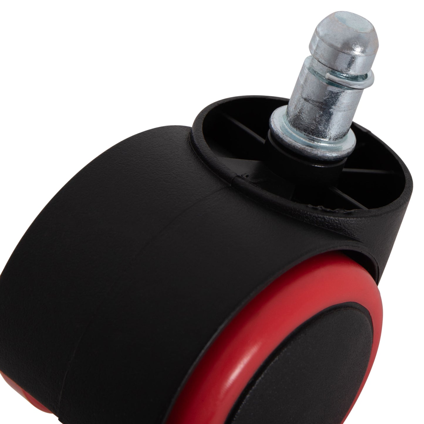 REPLACEMENT CASTOR WHEELS 5PCS SET FOR OFFICE CHAIRS HM1203--BLACK & RED