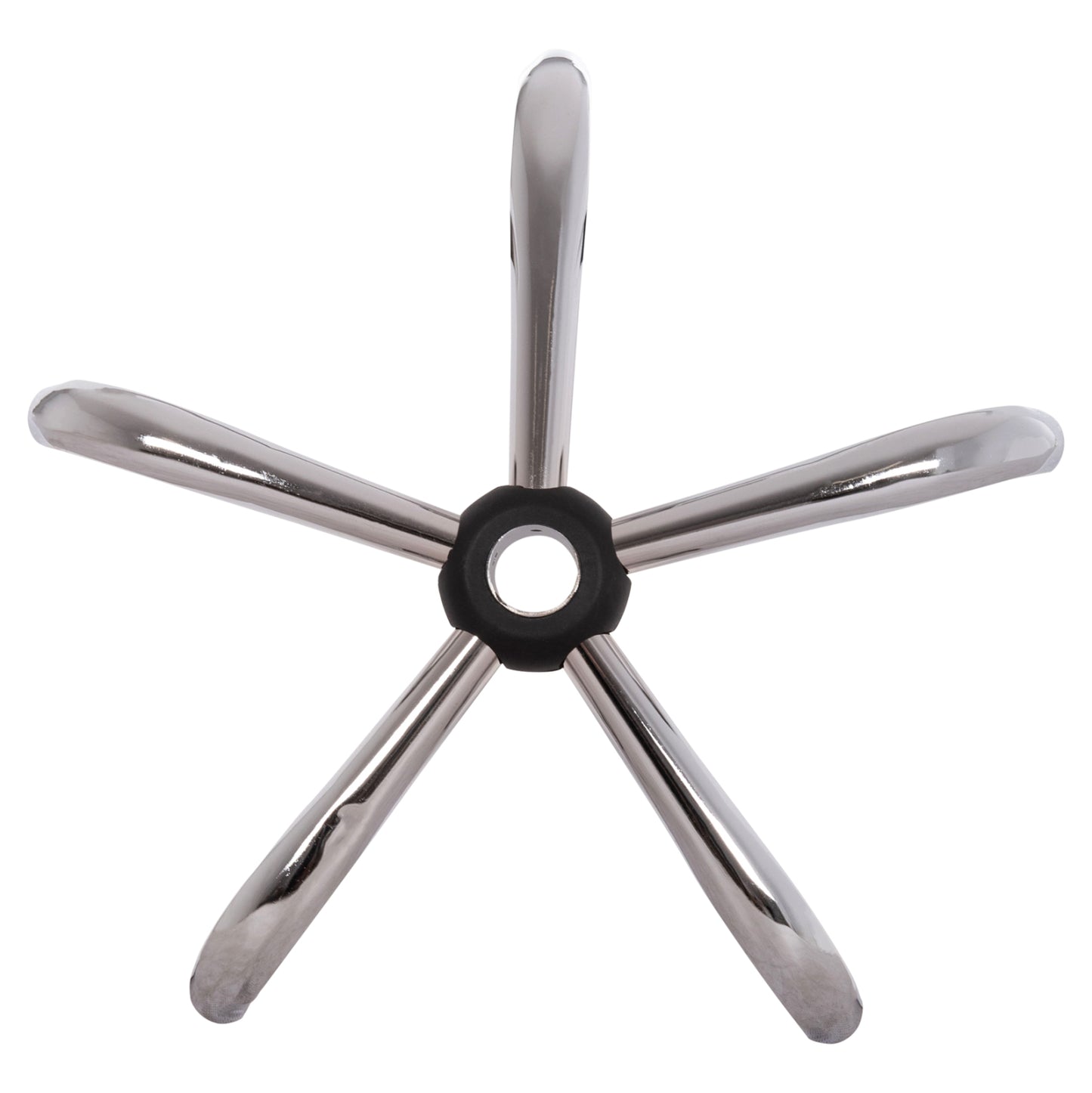SPARE PART BASE FOR OFFICE CHAIR HM1202--CHROMED METAL  29cm SPOKE