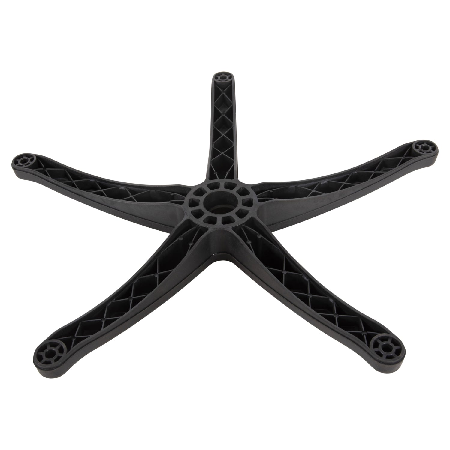 REPLACEMENT "STAR" BASE FOR OFFICE CHAIR HM1001 BLACK POLYPROPYLENE