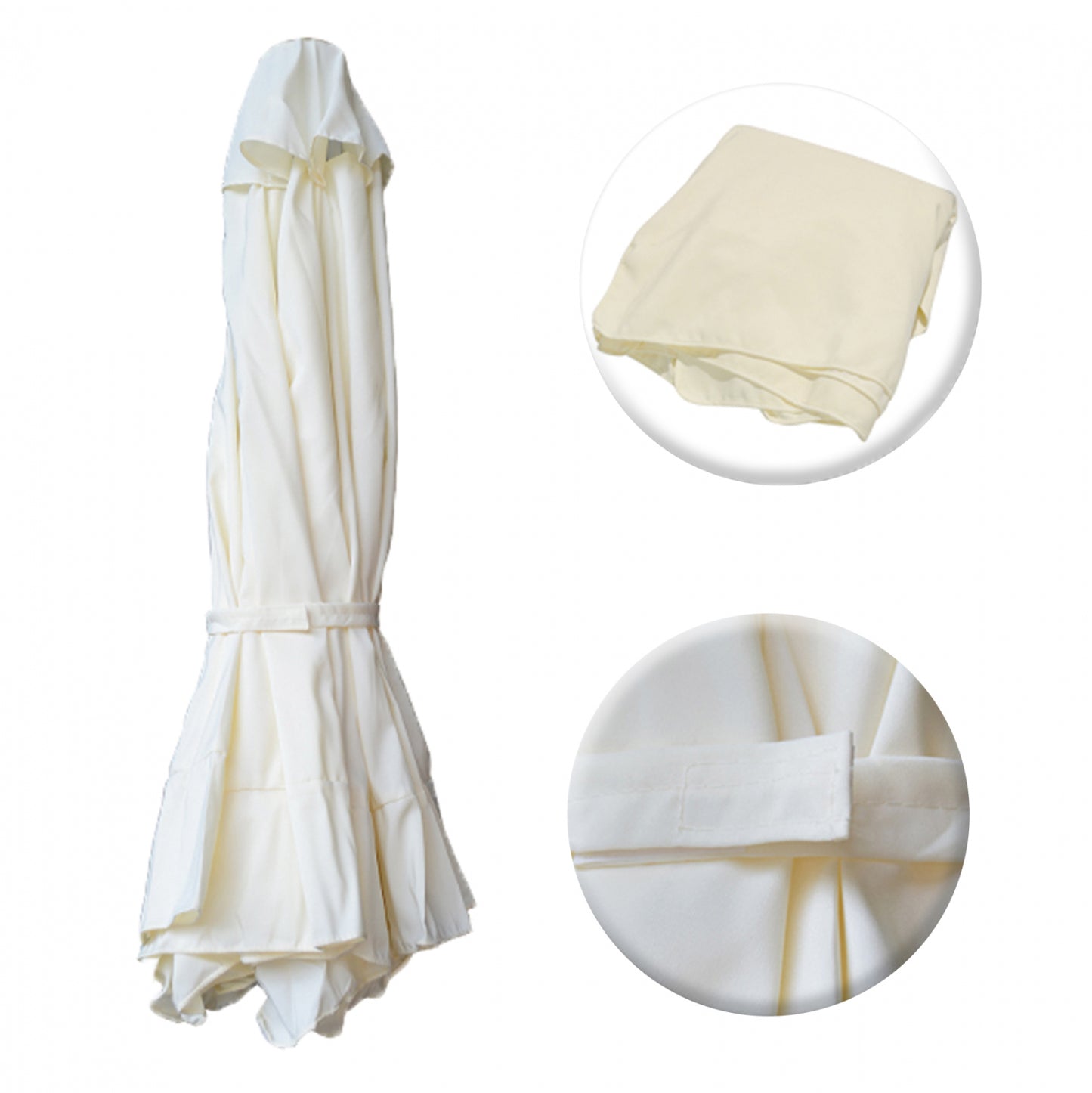 Spare part cover FOR 8 BEAMS cream for umbrella 3x3 HM6004