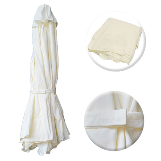 SPARE PART SHADE FOR UMBRELLA HM6002 4X4m-8 BEAMS (+12 AUXILIARY)--CREAM WHITE