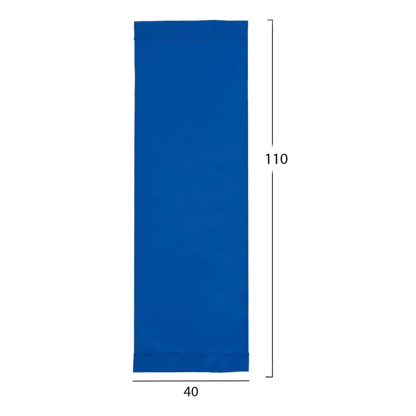 REPLACEMENT TEXTILENE 550gr/m2 2X1 FABRIC HM5805.01Τ FOR LIMNOS DAYBEDS IN BLUE 110Χ40cm.