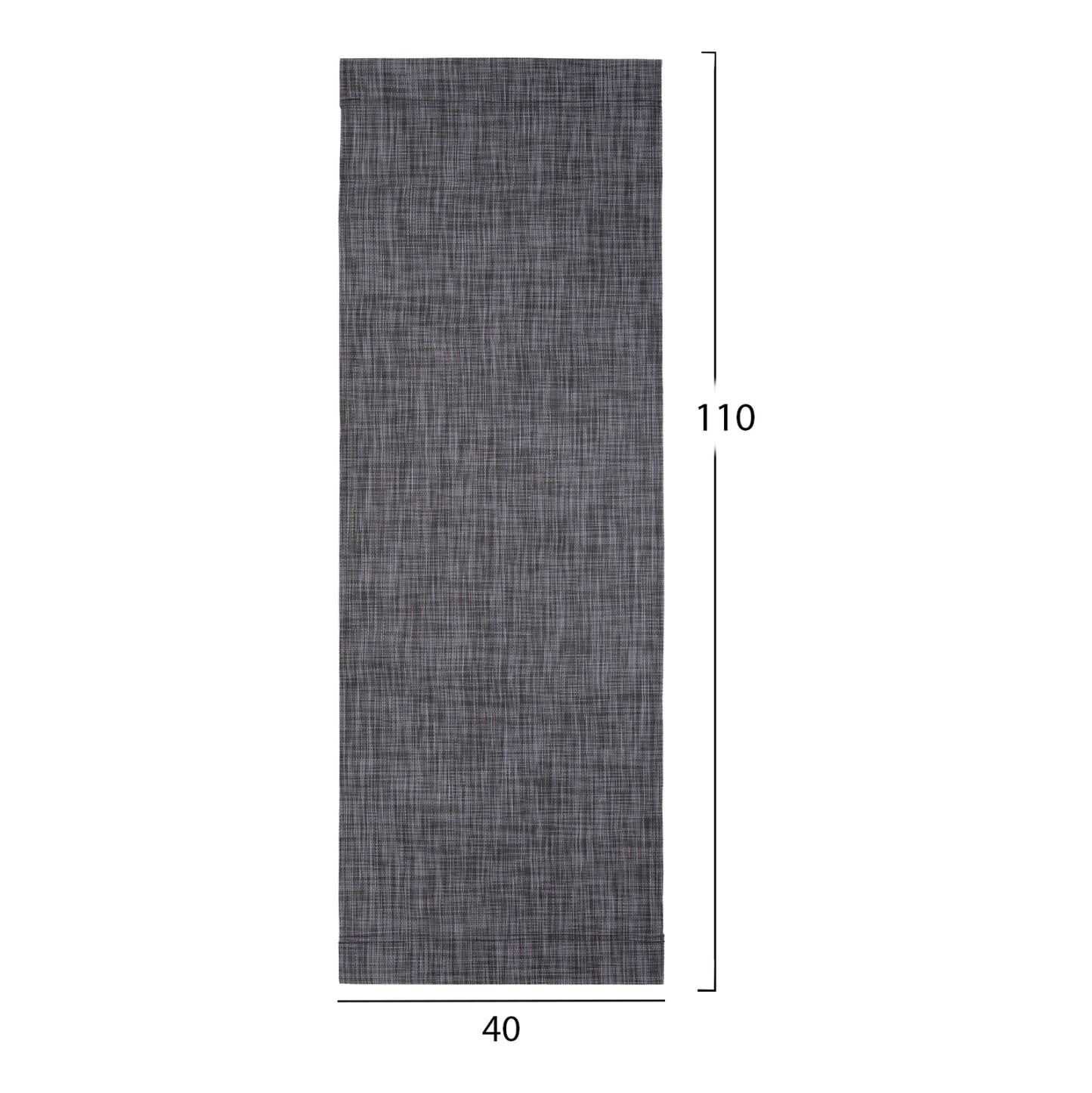 REPLACEMENT TEXTILENE 550gr/m2 2X1 FABRIC HM5805.10Τ FOR LIMNOS DAYBEDS IN GREY 110Χ40cm.