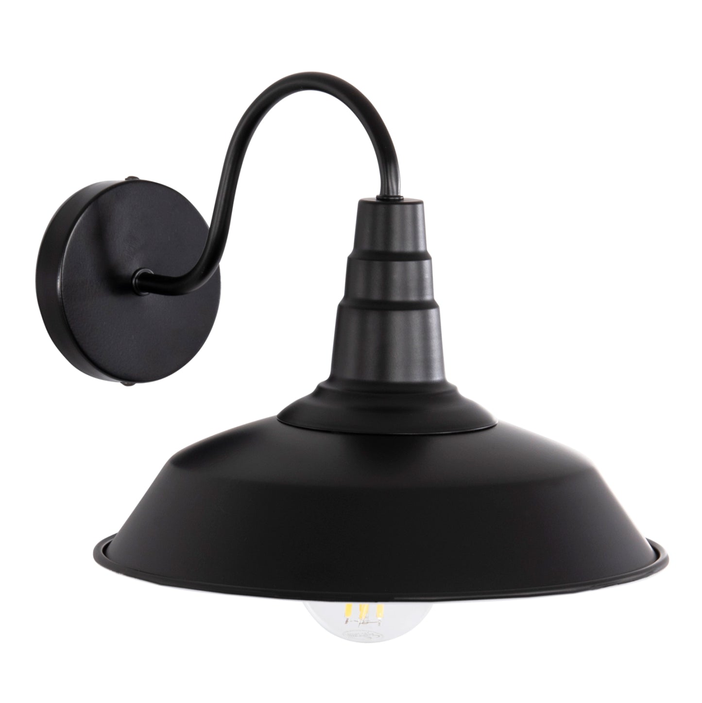 WALL SCONCE DONO HM4478 METAL IN BLACK 26x31x25Hcm.