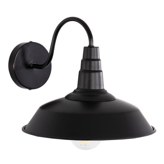 WALL SCONCE DONO HM4478 METAL IN BLACK 26x31x25Hcm.