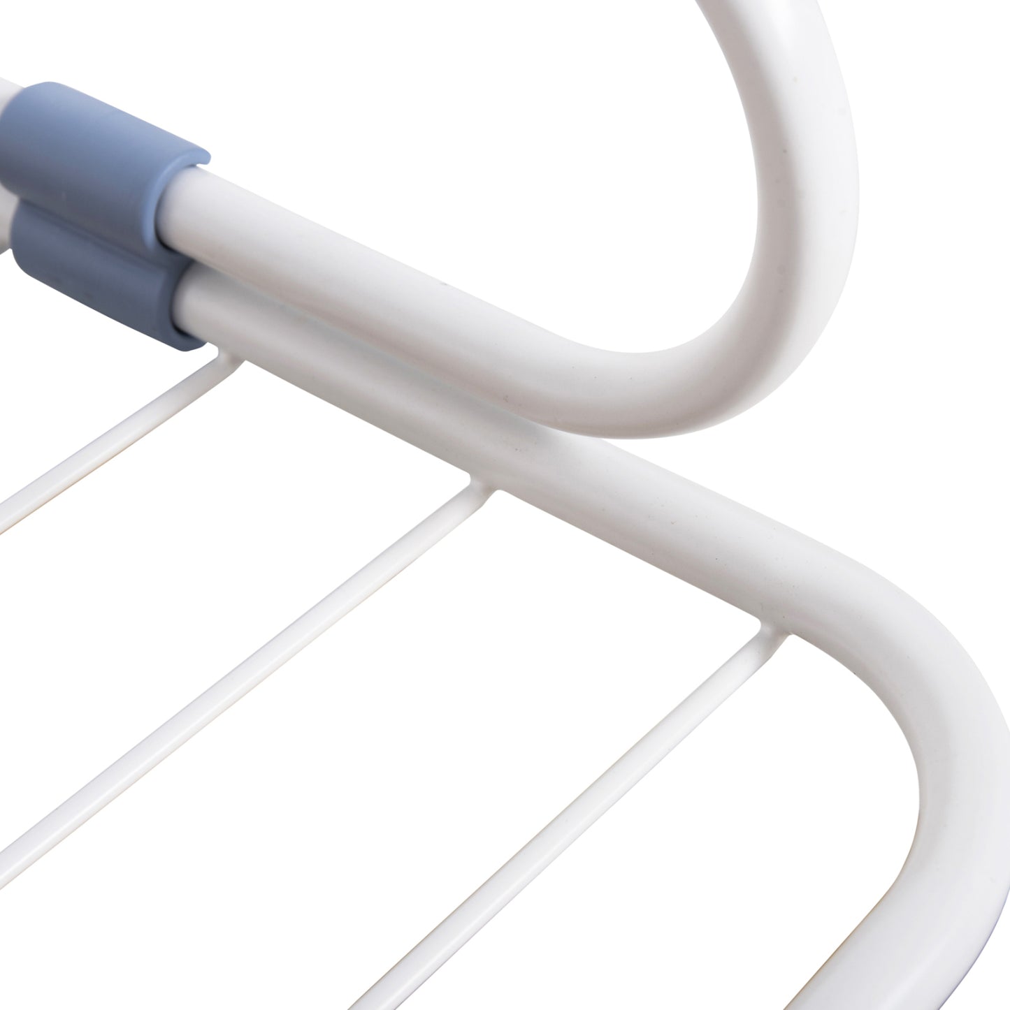 HANGING ALUMINUM DRYING RACK HM12166 WHITE-TOTAL HANGING LENGTH 10m--107x3x55cm.