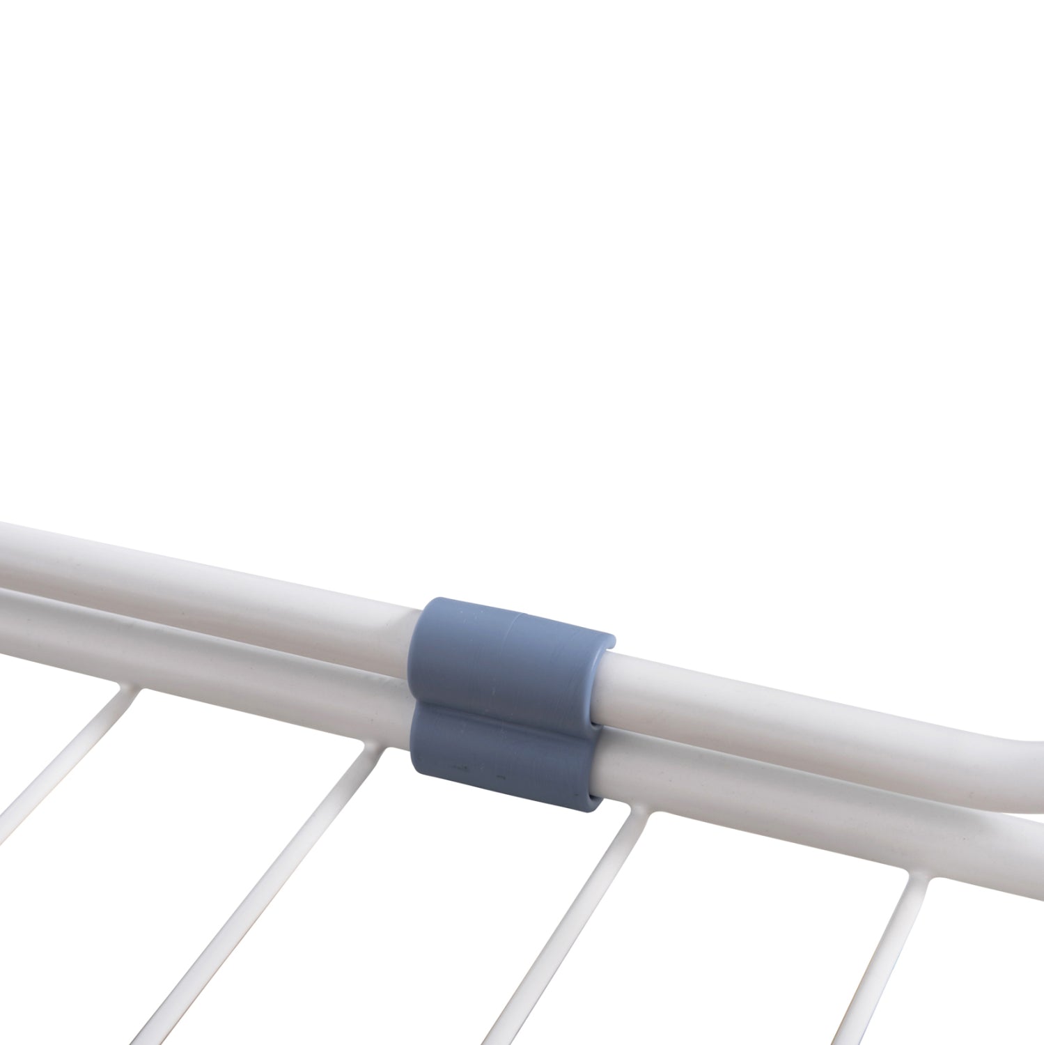 HANGING ALUMINUM DRYING RACK HM12166 WHITE-TOTAL HANGING LENGTH 10m--107x3x55cm.