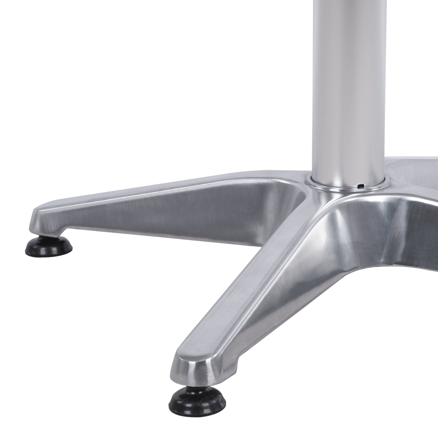 Aluminum Base 4Legs 58x58x68.5cm with cross 28x28cm HM447 Chromed
