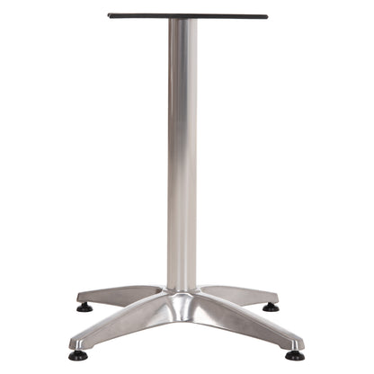 Aluminum Base 4legs 66x66x69cm with cross 45x45cm HM448.01 Chromed