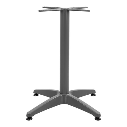 Aluminum Base 4legs 65x65x70cm with cross 48x48cm HM448.04 Grey