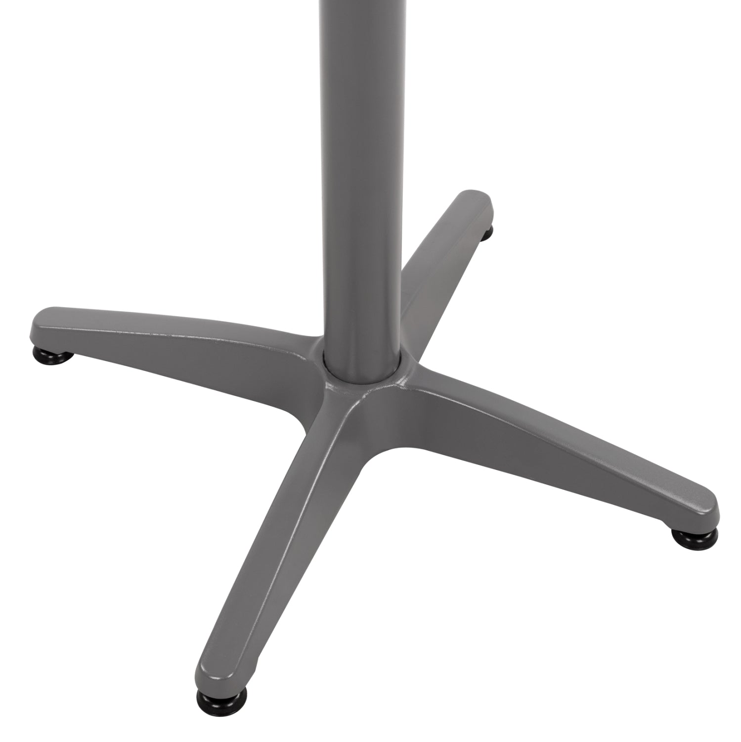 Aluminum Base 4legs 65x65x70cm with cross 48x48cm HM448.04 Grey