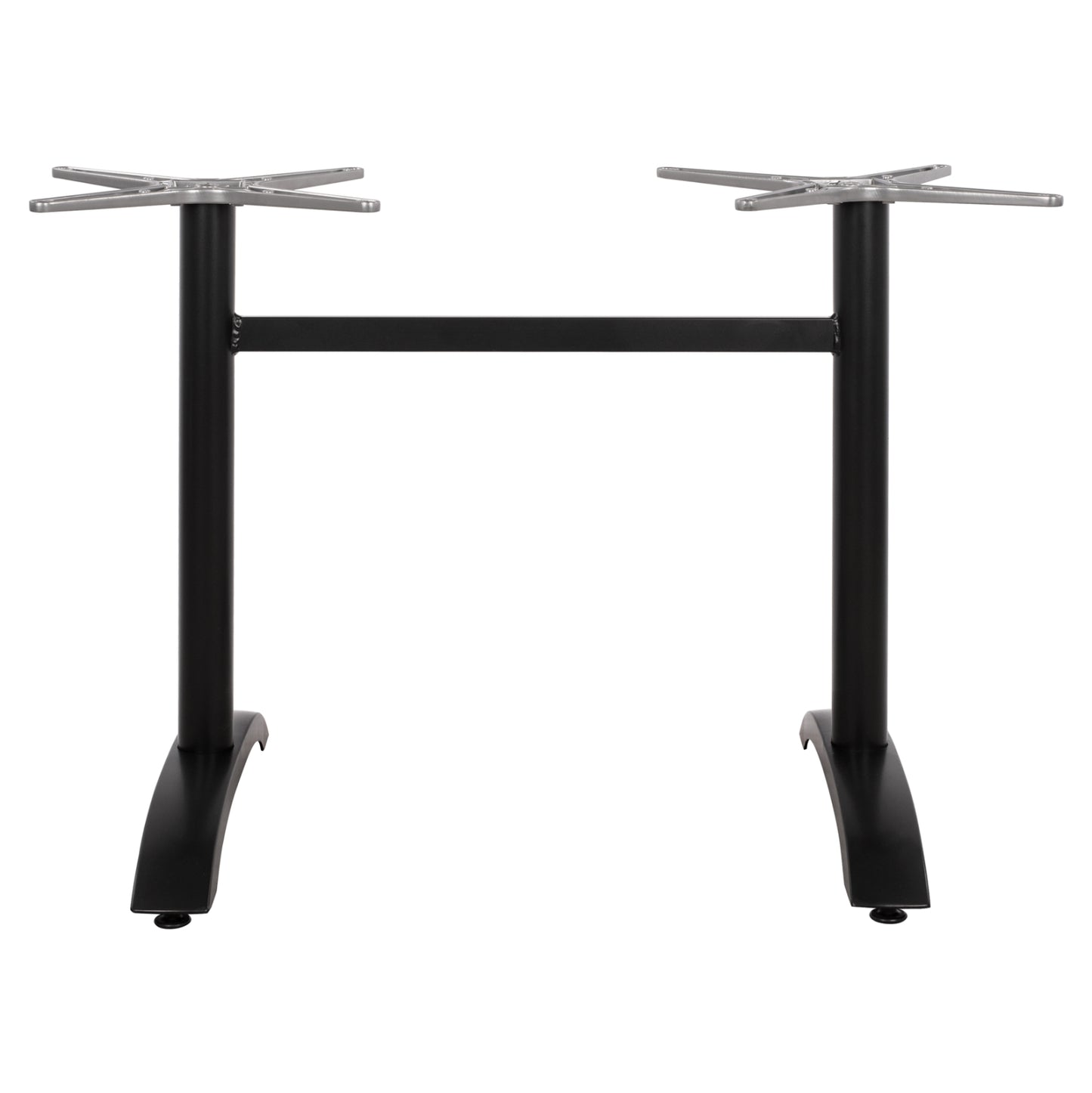 ALUMINUM Base 2 legs HM461.01 Blck Matte 78x60x73