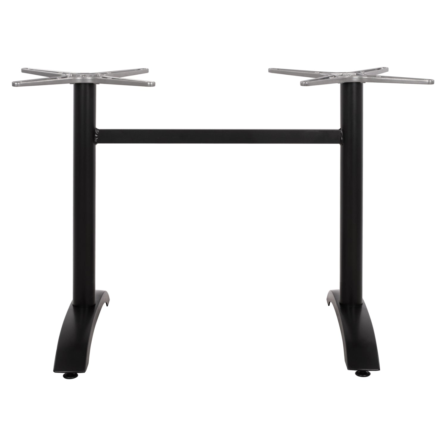 ALUMINUM Base 2 legs HM461.01 Blck Matte 78x60x73